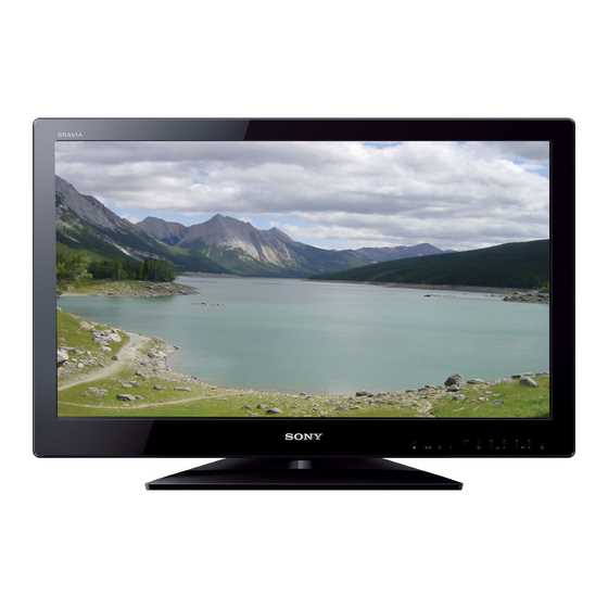 sony bravia tv repair manual