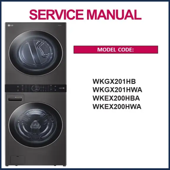 stackable washer dryer repair manual