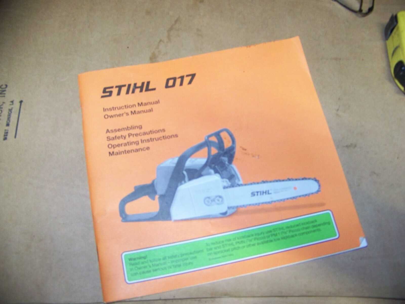 stihl chainsaw ms170 service repair manual