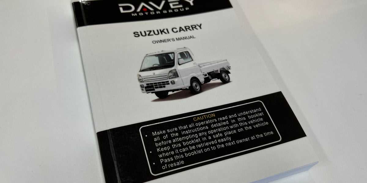 suzuki carry repair manual