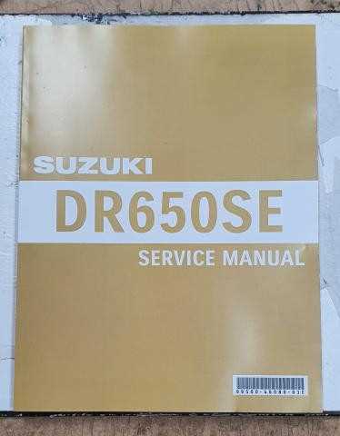 suzuki dr650 repair manual