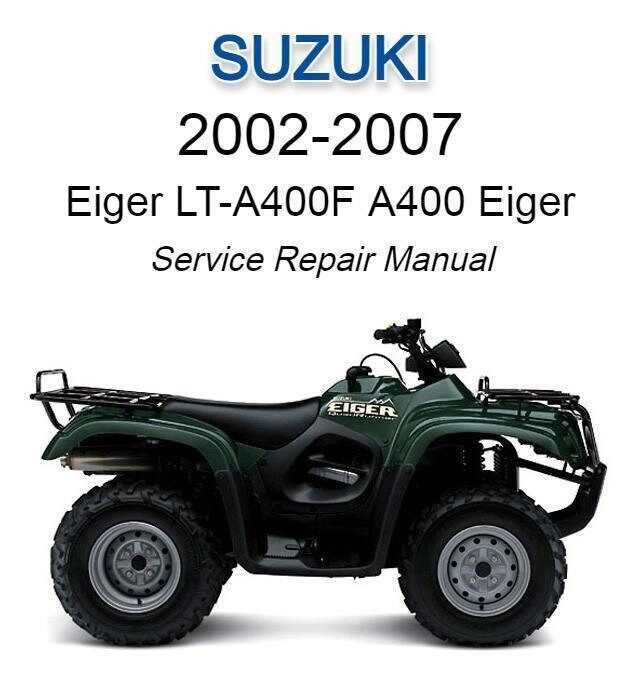 suzuki eiger 400 repair manual