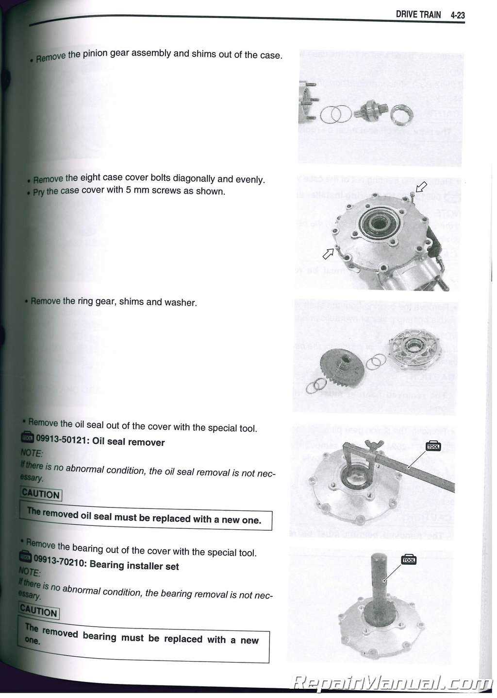 suzuki eiger 400 repair manual