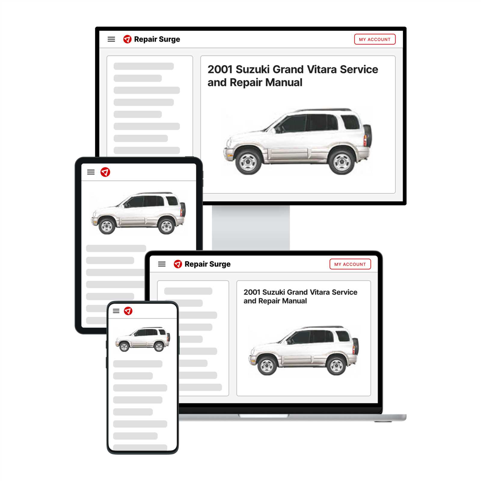 suzuki grand vitara repair manual