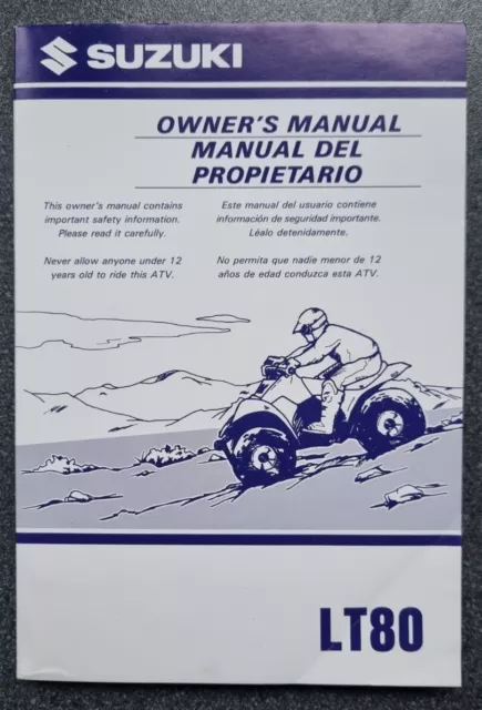 suzuki quadsport 80 repair manual