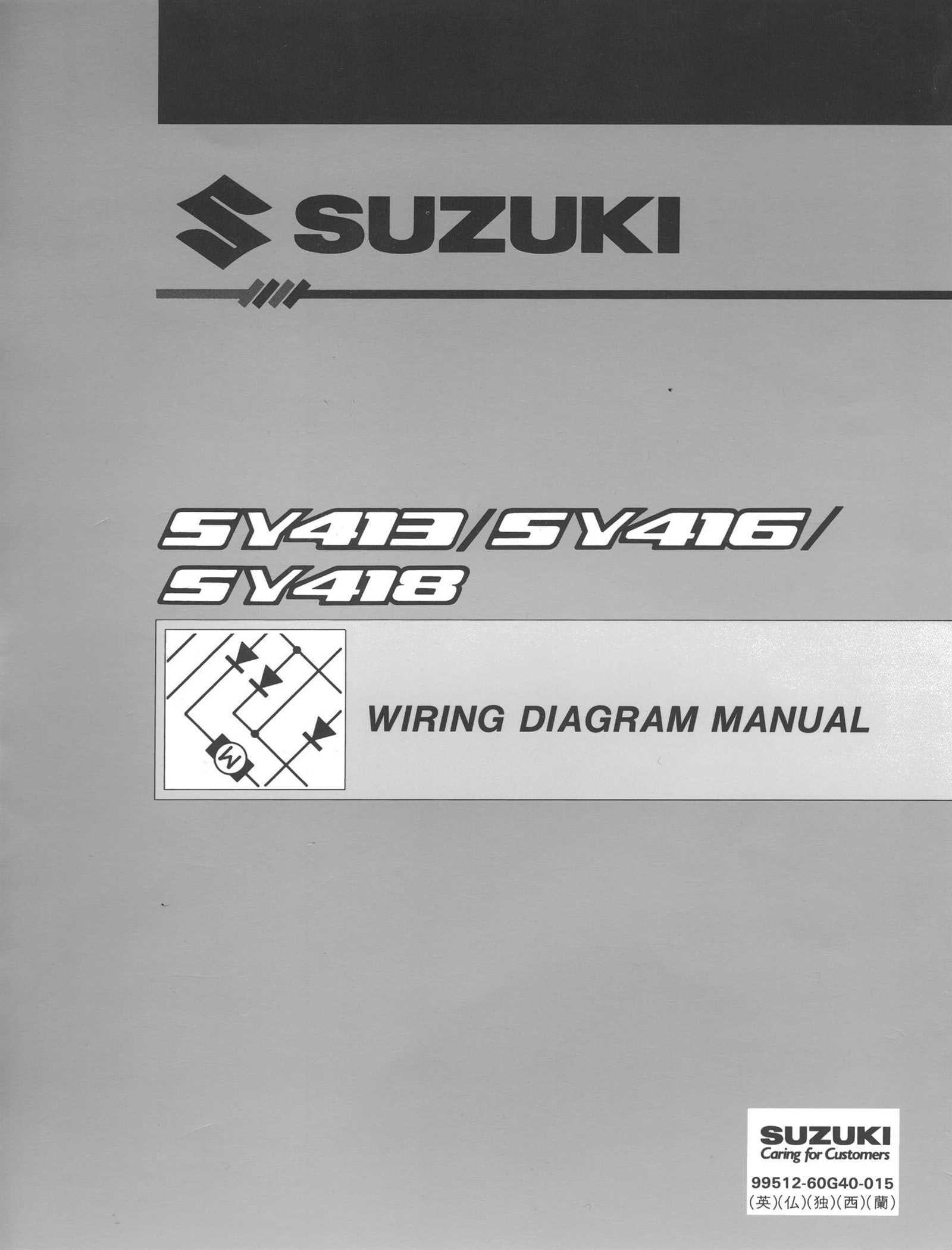 suzuki sidekick repair manual