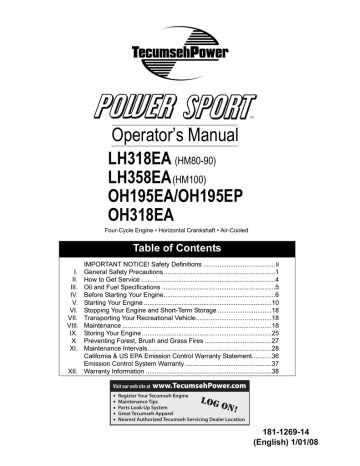 tecumseh hm80 repair manual