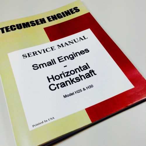 tecumseh small engine repair manual