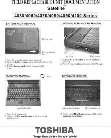 toshiba satellite repair manual