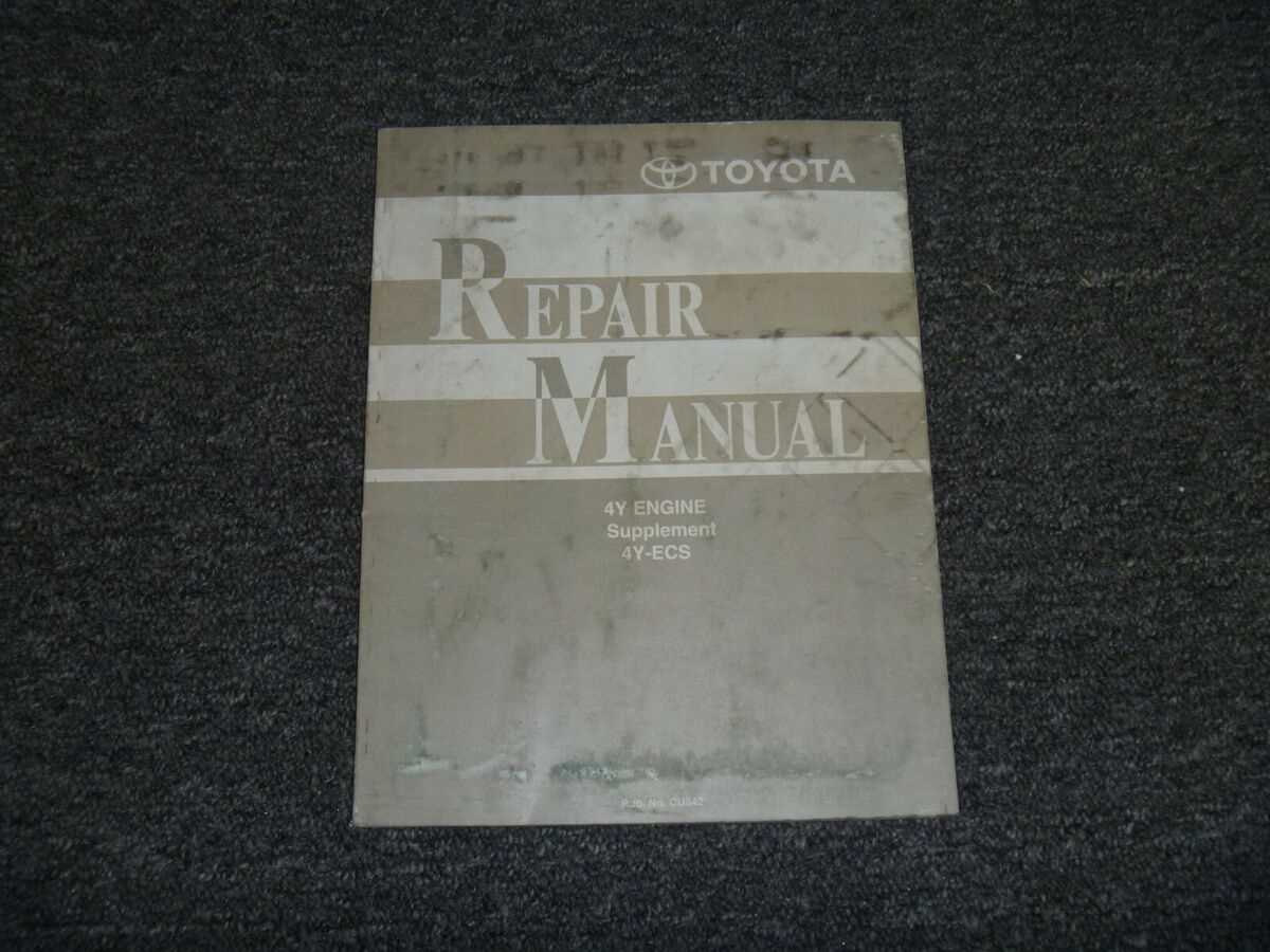 toyota 3y engine repair manual