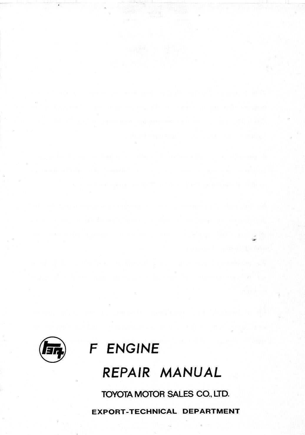 toyota 4af engine repair manual