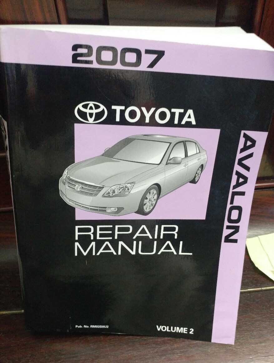 toyota avalon 2005 repair manual