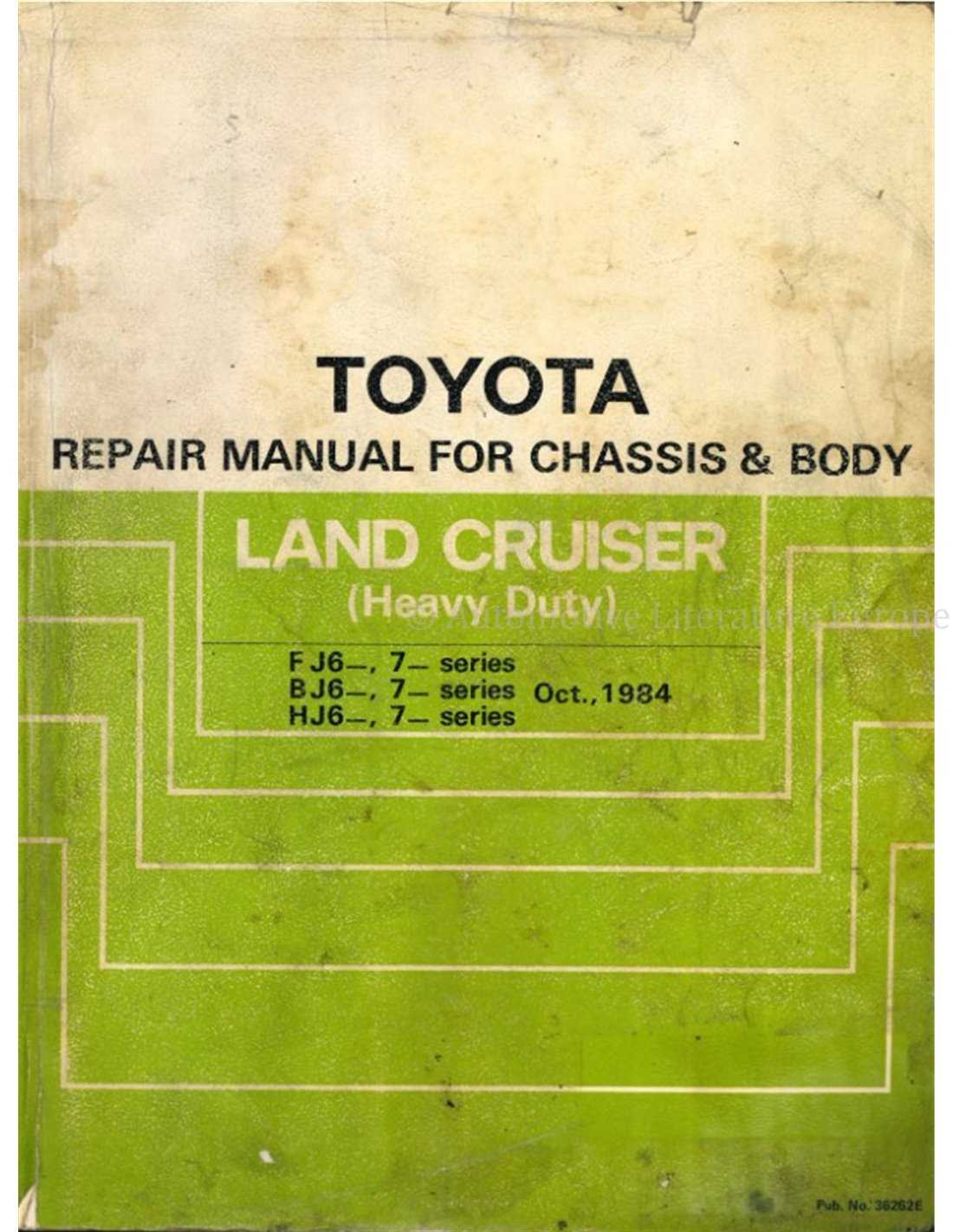 toyota body repair manual