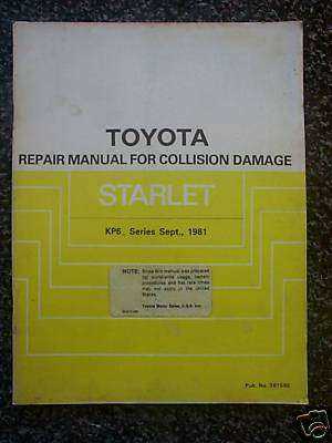 toyota collision repair manual