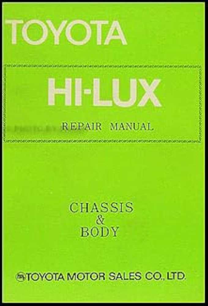 toyota collision repair manual