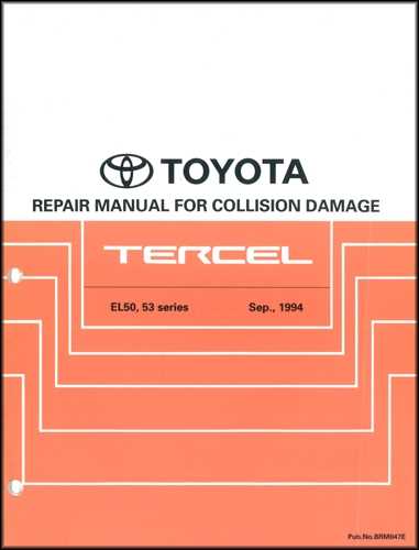 toyota collision repair manual