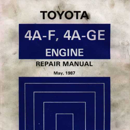 toyota corolla 1993 repair manual
