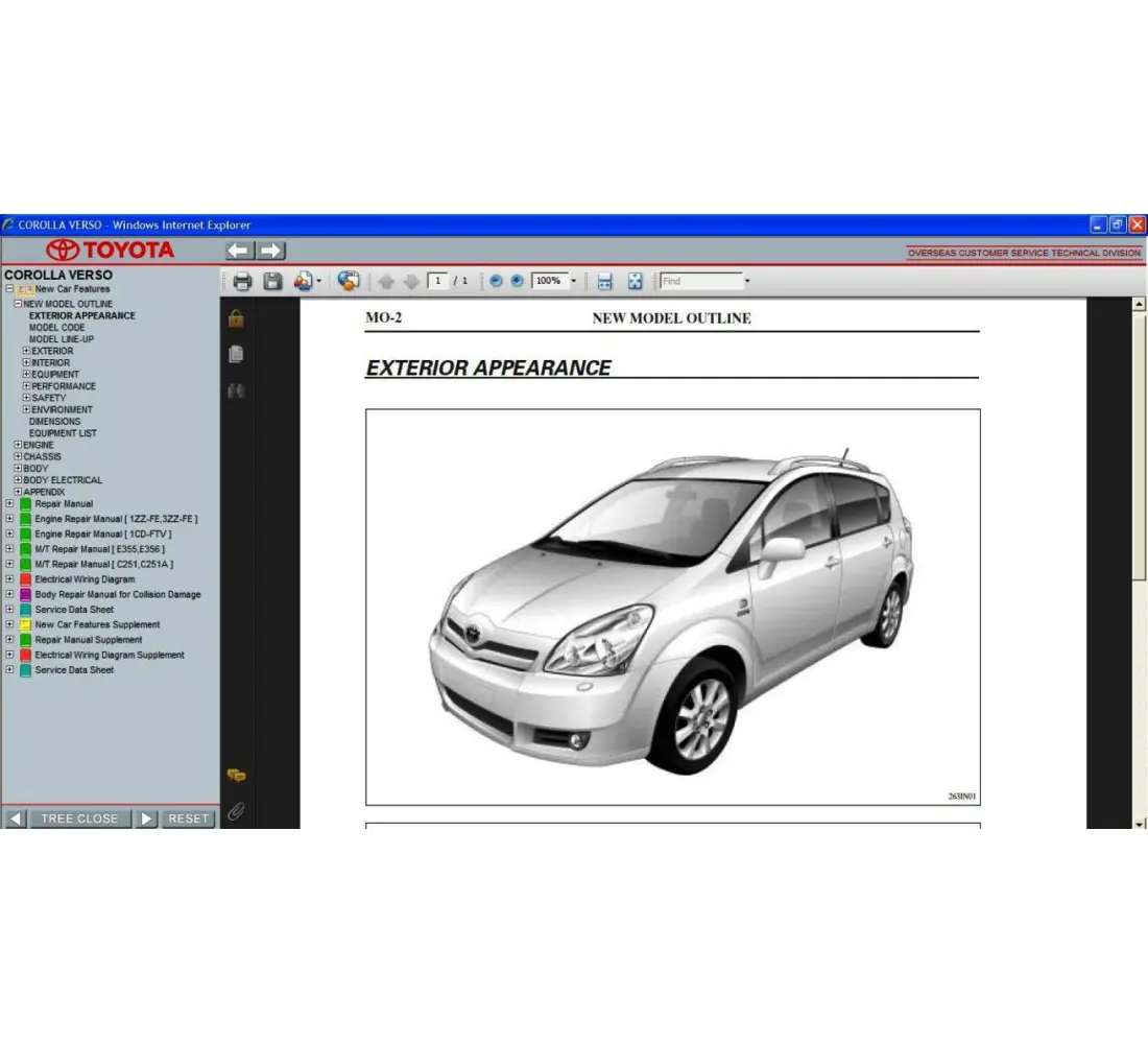 toyota corolla 2006 repair manual