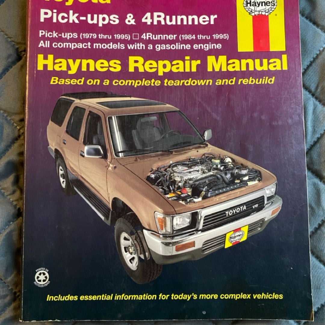 toyota repair manual 4runner