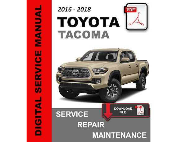 toyota truck repair manual