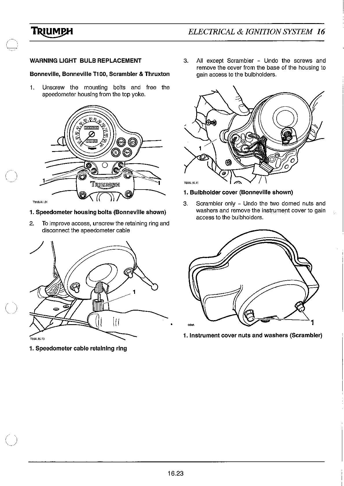 triumph bonneville repair manual