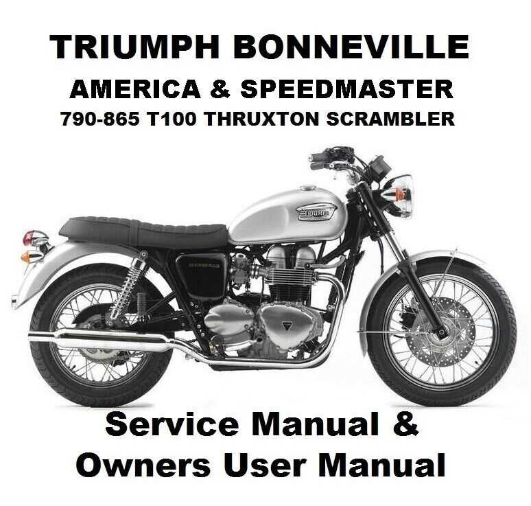 triumph bonneville repair manual