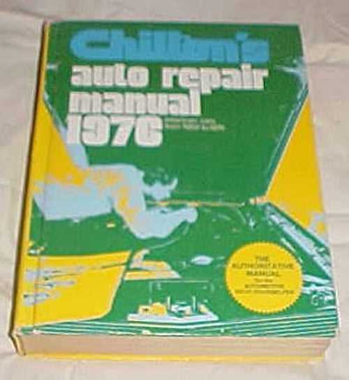 used chilton auto repair manual