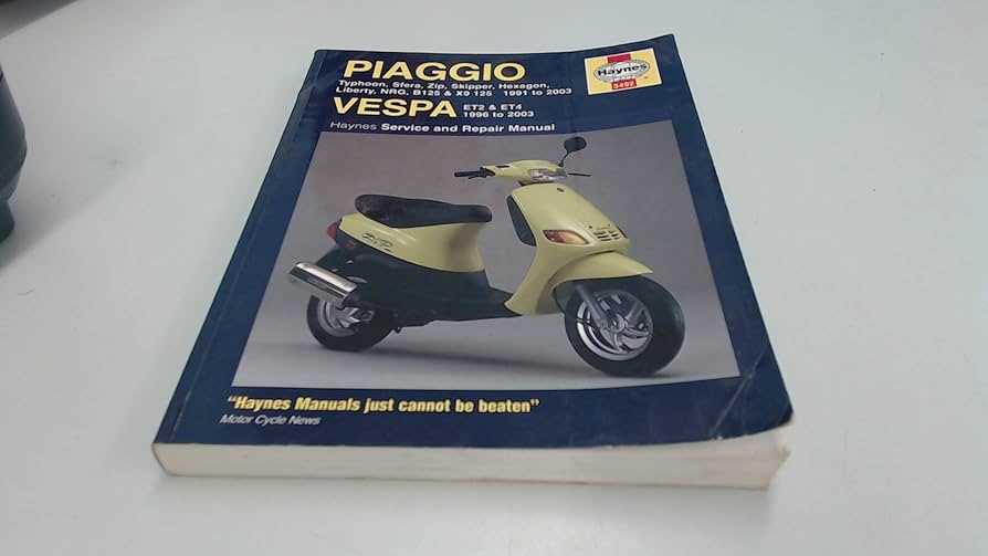 vespa et2 repair manual