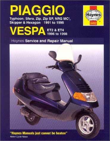 vespa et2 repair manual