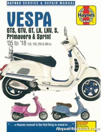 vespa et2 repair manual