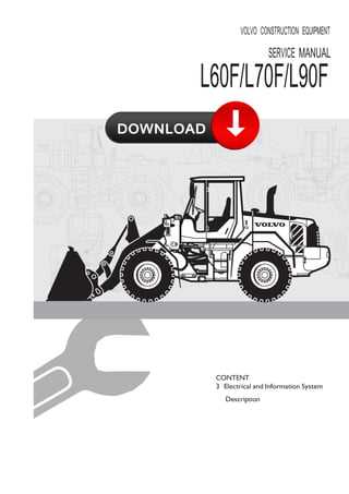 volvo l90f wheel loader service repair manual