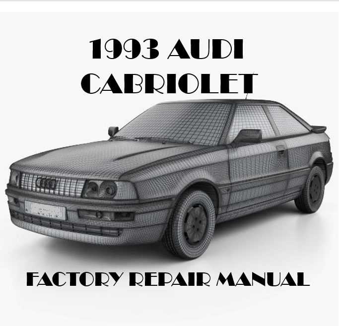 vw cabriolet repair manual