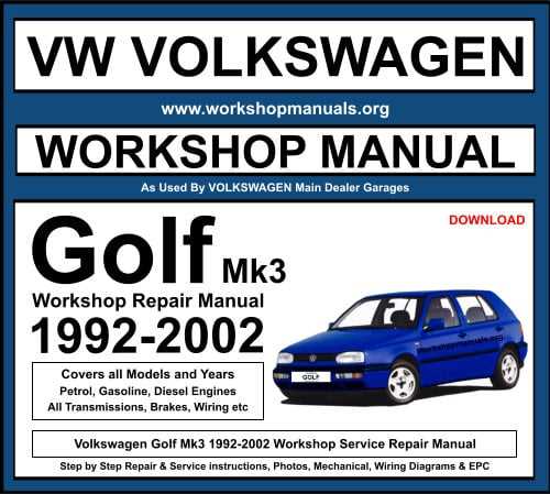 vw cabriolet repair manual