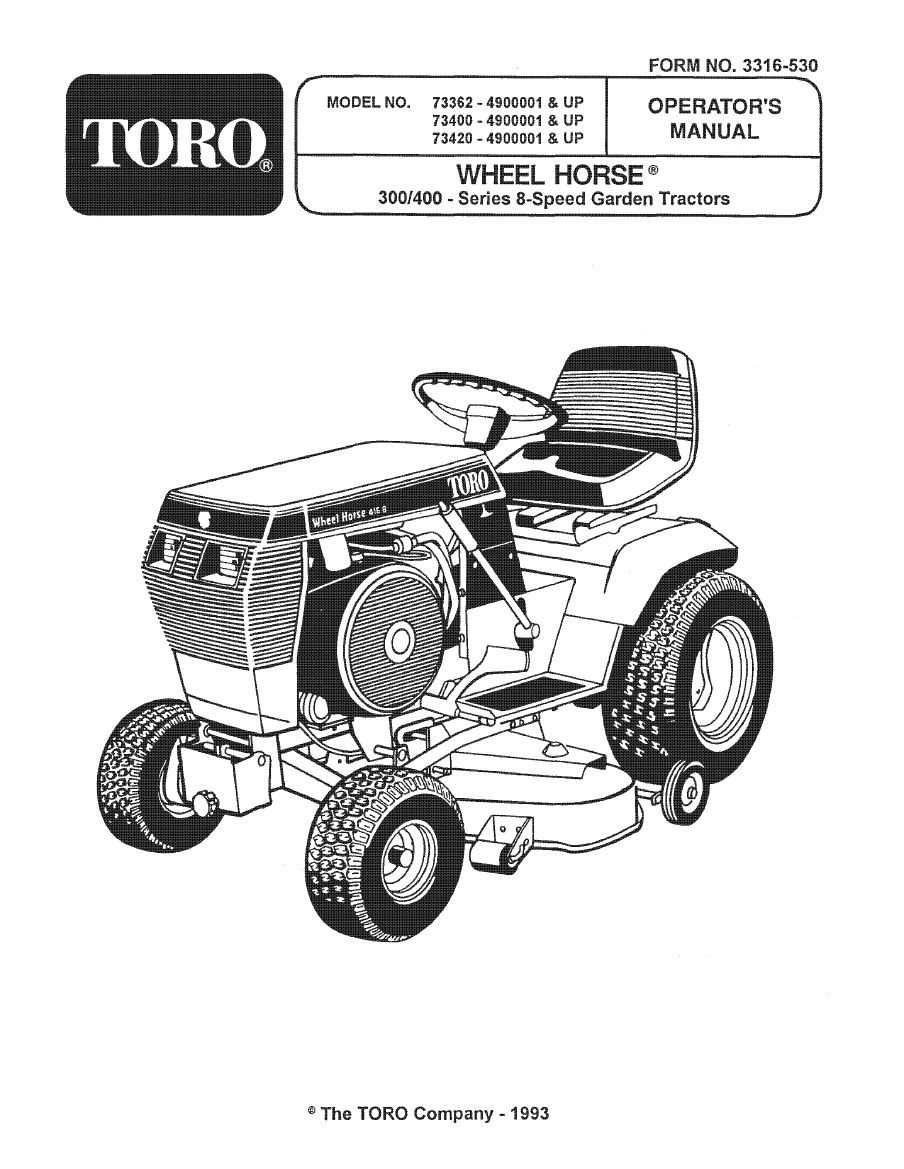 wheel horse repair manual