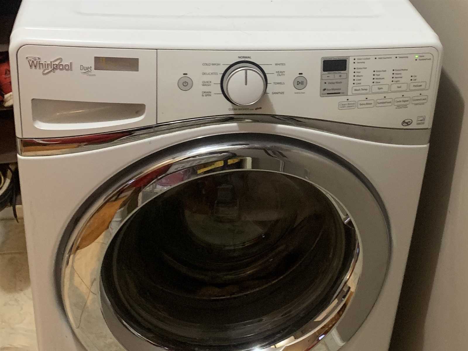 whirlpool duet steam washer repair manual