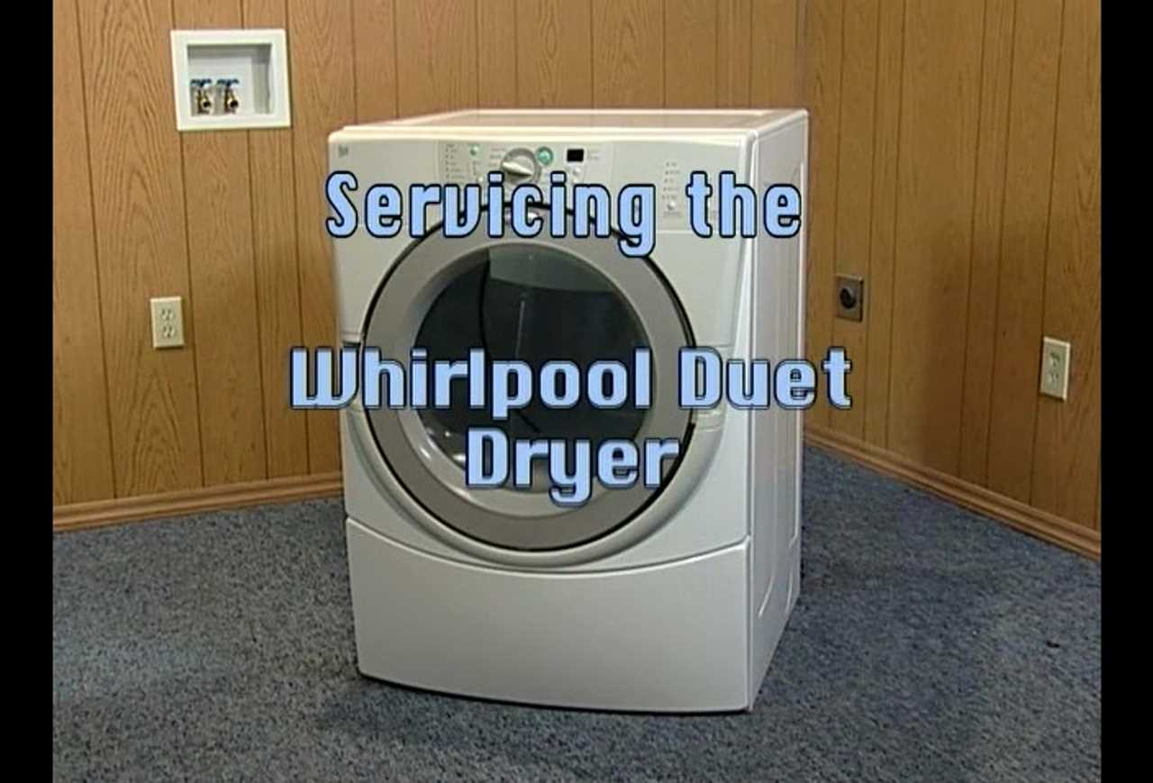 whirlpool duet steam washer repair manual