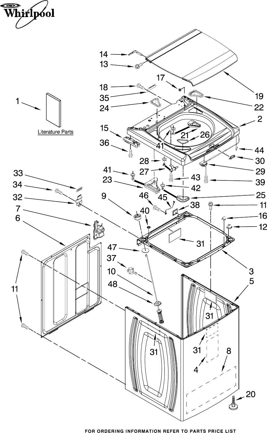 whirlpool washer repair manual