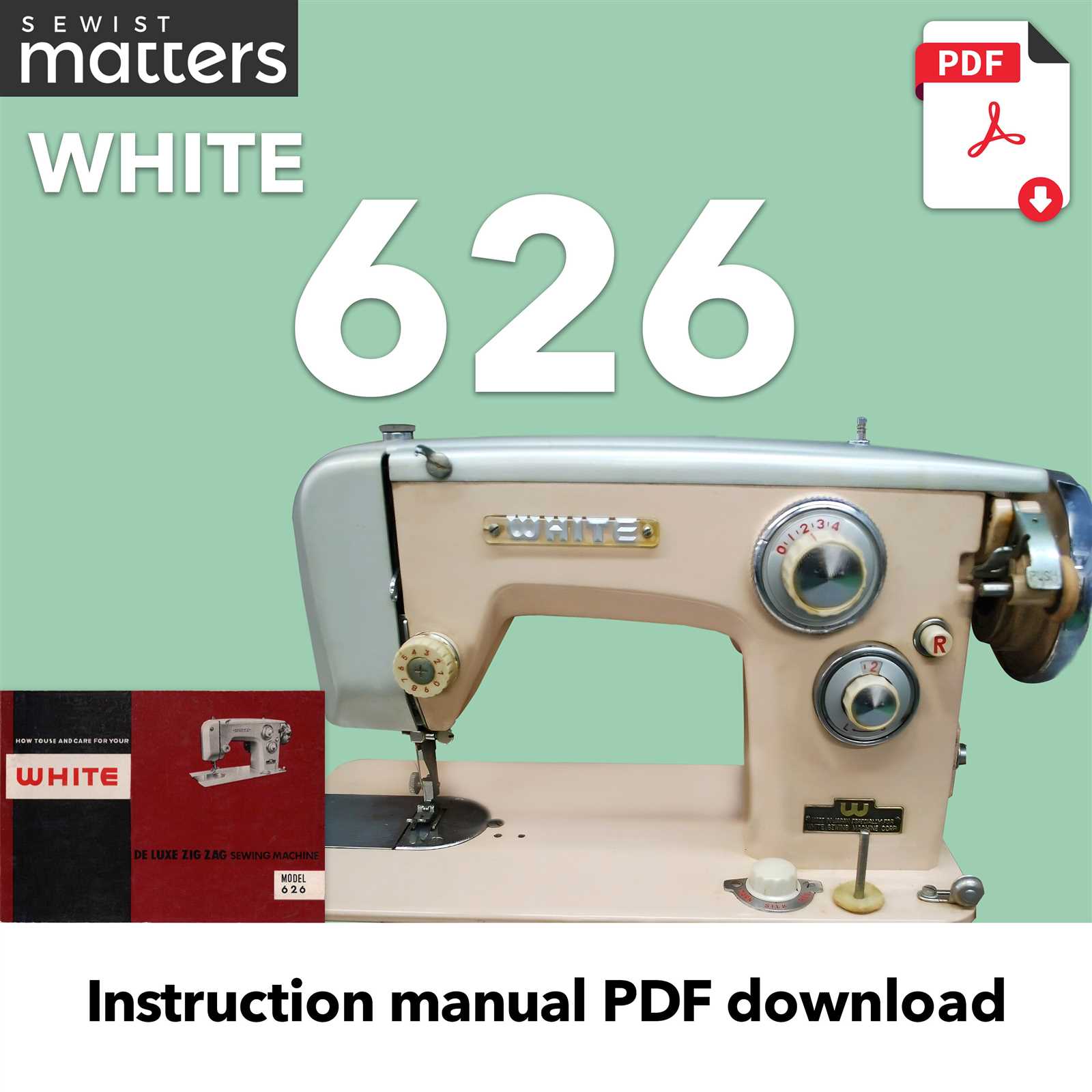 white sewing machine repair manual