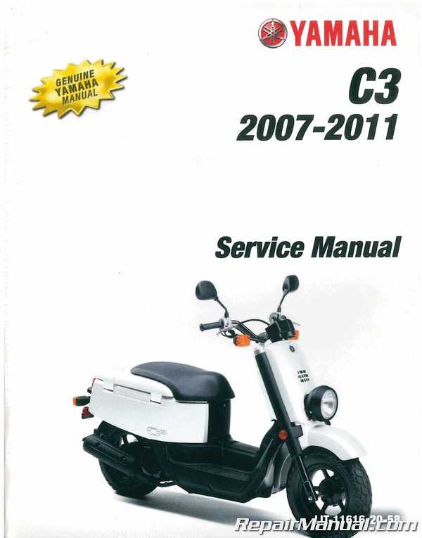 yamaha scooter repair manual