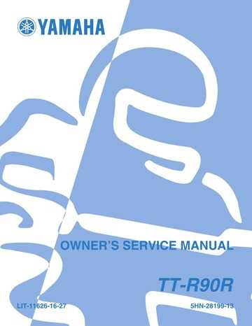 yamaha ttr 90 repair manual