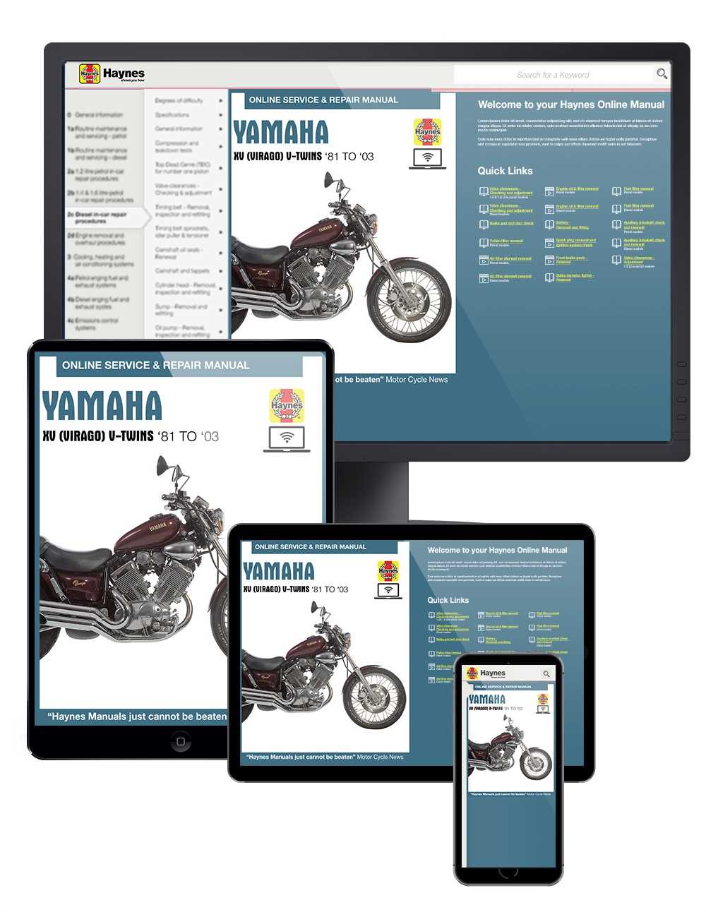 yamaha virago 535 repair manual