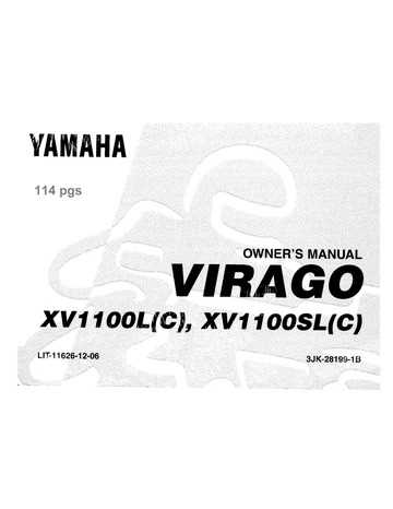 yamaha virago repair manual