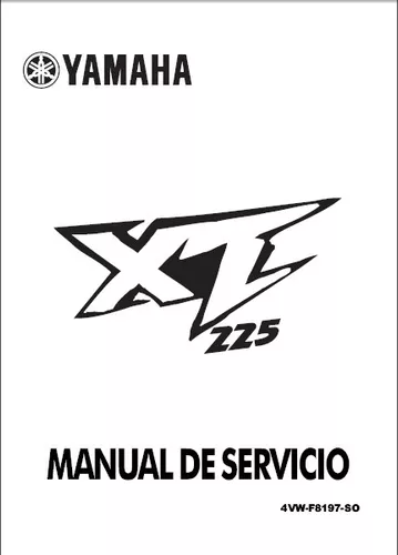 yamaha xt225 repair manual