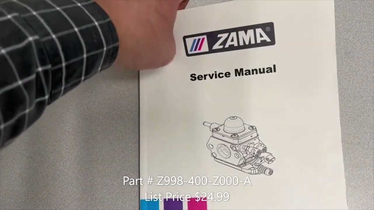 zama carburetor repair manual and troubleshooting guide