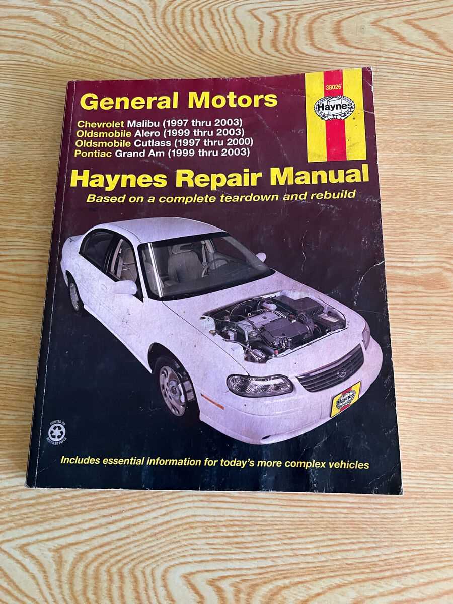 repair manual for 1999 pontiac grand am