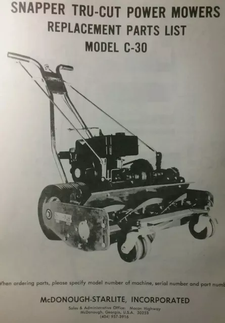 snapper mower repair manual