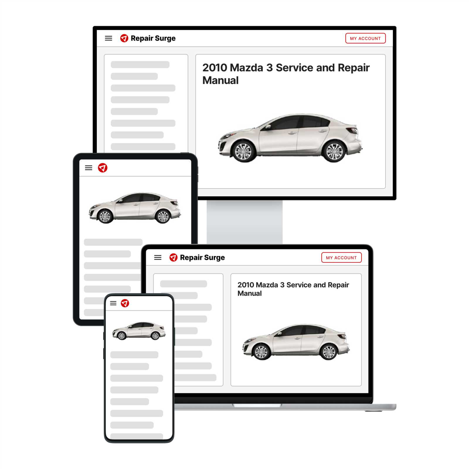 mazda 3 service repair manual