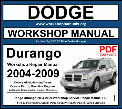 2001 dodge durango repair manual