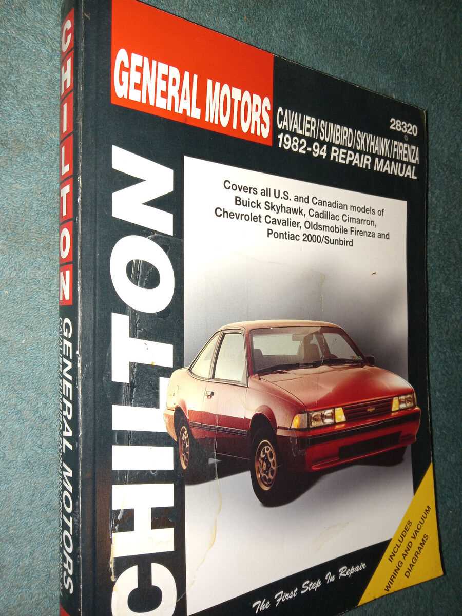 1994 chevy cavalier repair manual