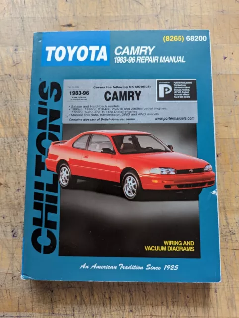 96 toyota camry repair manual